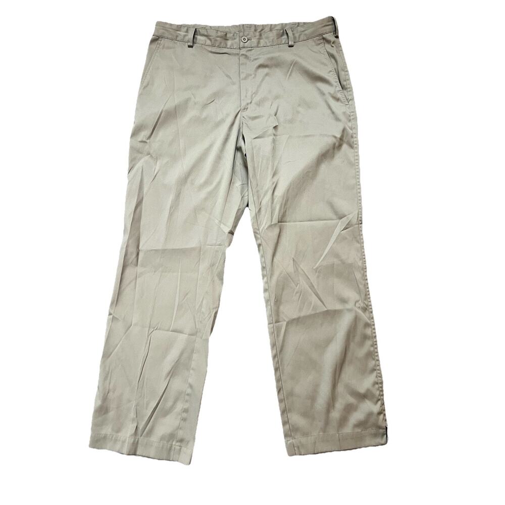 Nike Golf Dri-Fit Pants Men’s Size 36x30 Beige Flat Front